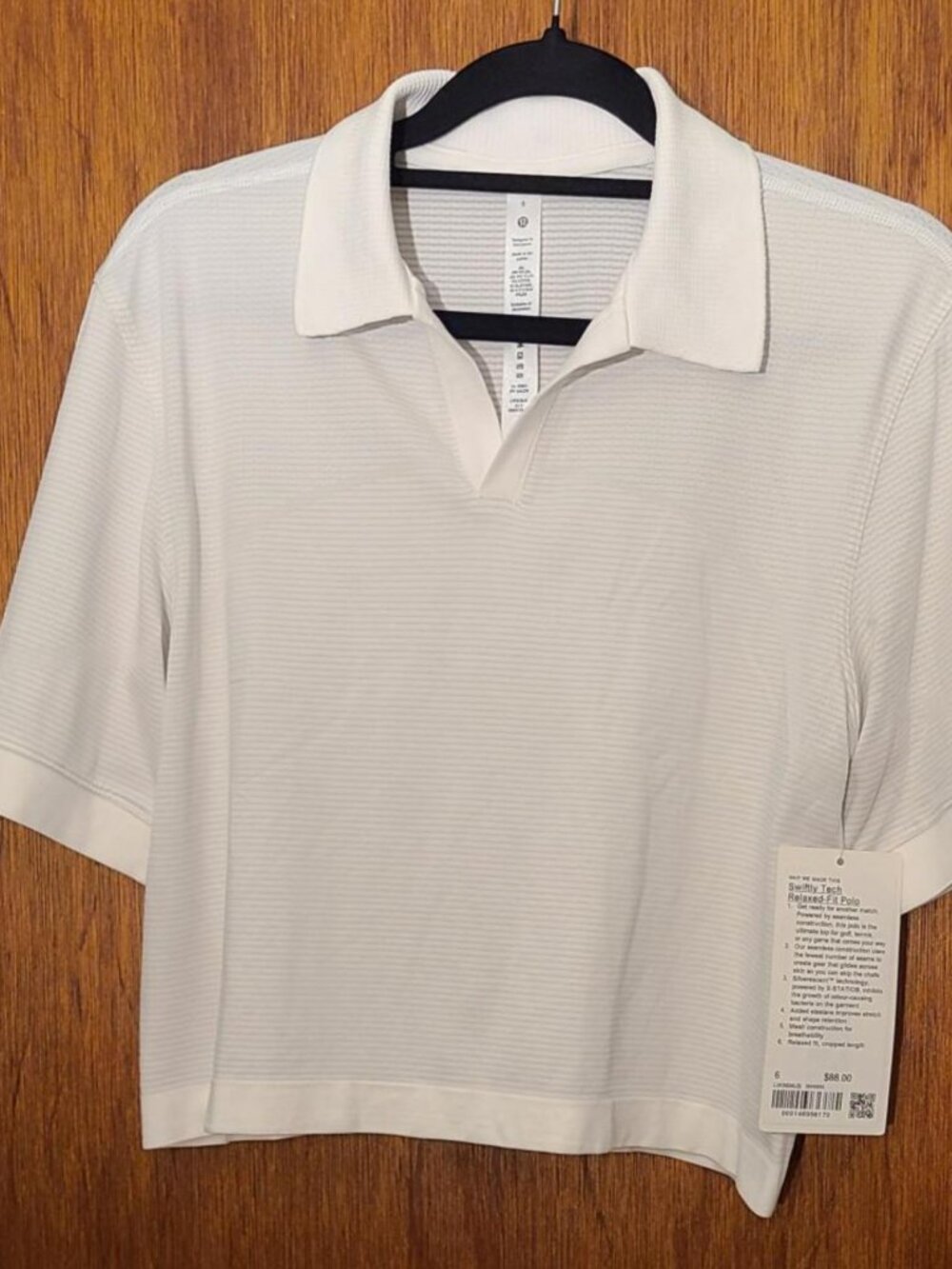 NWT Lululemon Swiftly Tech Relaxed-Fit Polo - Tennis , Golf